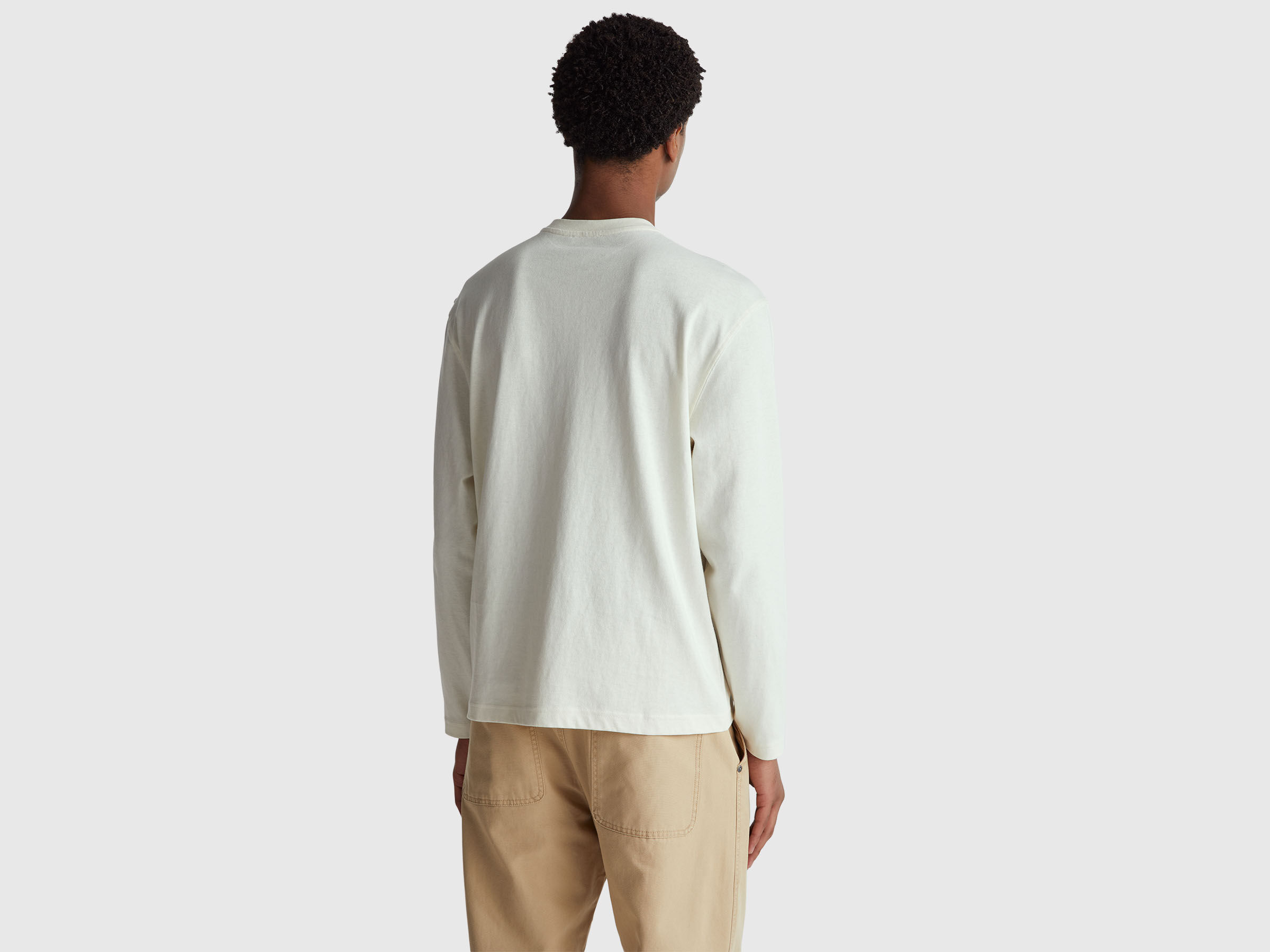 ROUND NECK SWEATL/S Men image number 2
